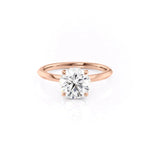 Load image into Gallery viewer, 2.5 CT Round Cut Classic Hidden Halo Moissanite Diamond Wedding Ring