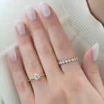 Load image into Gallery viewer, 2.5 CT Round Cut Moissanite Diamond Solitaire Engagement Ring