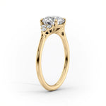 Load image into Gallery viewer, 2 CT Round Cut Moissanite Solitaire Diamond Ring