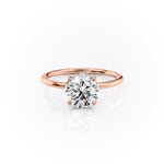 Load image into Gallery viewer, 2.5 CT Oval Cut Pave Ashley Moissanite Diamond Ring