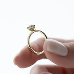 Load image into Gallery viewer, 2 CT Round Cut Unique Pave Setting Moissanite Solitaire Diamond Ring