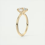 Load image into Gallery viewer, 2 CT Round Flush Stacking Low Profile Solitaire Moissanite Engagement Ring