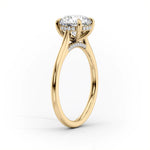 Load image into Gallery viewer, 2 CT Round Cut Twinkling Pave Moissanite Diamond Ring